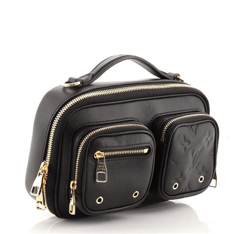 lv utility crossbody bag|black louis vuitton crossbody.